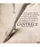 1965 Du Pont Nylon Stocking Cantrece Advertisement Vintage Fashion DWII24 - $552.86 MXN