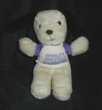 9&quot; Vintage 1987 Applause Greatest Daughter Puppy Dog Stuffed Animal Plush Toy - £18.65 GBP
