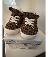 Carter’s Toddler Brown Black Heart Lace Up Perrie Sneakers Size 6 - $27.12 CAD