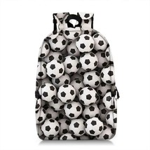 Football Soccer Baseball Basketball Backpack for Teenager Boy Children School Ba - £119.59 GBP