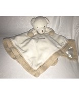 Carter’s Baby Plush Teddy Bear Neutral Security Blanket Lovey Patchkin R... - $14.99