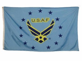 3x5 3x5 USAF Air Force Wings 1710 Blue Flag Banner Grommets Fade Resistant - £14.15 GBP