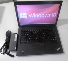 Lenovo Think Pad L450 Laptop 14&quot; Core i3 4GB 320GB Wi Fi Windows 10 32 Bit Grade C - £87.25 GBP+