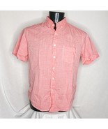 Men&#39;s Shirt Club Room Button Up Shirt for Men Pink Large - £7.18 GBP