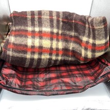 Vintage Stadium Picnic Blanket Plaid with Carry Bag - £19.66 GBP