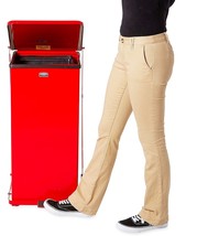 Rubbermaid Defenders 24 gallon RED Biohazard Waste 30&quot; Steel StepCan FGS... - $410.55