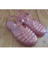 Mini Melissa Possession Fisherman Jelly Sandals Girls US Sz 1 Glitter Pi... - €29,95 EUR