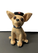 Taco Bell Chihuahua Dog Plush with Beret Viva Gorditas **No Sound** - £7.98 GBP