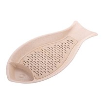 Golandstar Wheat Straw Double Layer Plates Draining Dishes Tray Creative... - £8.83 GBP+
