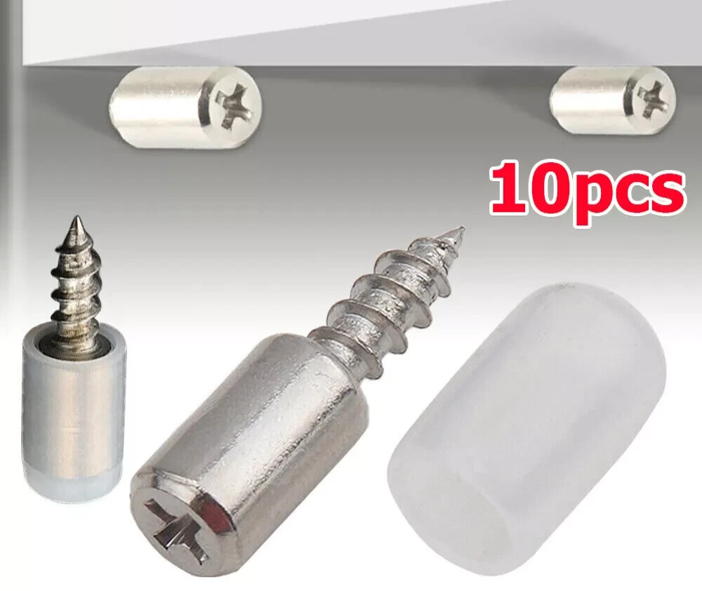 10PCS Self-Tapping Screws Cabinet Laminate Support Pegs with Non-Slip Sl... - $6.99