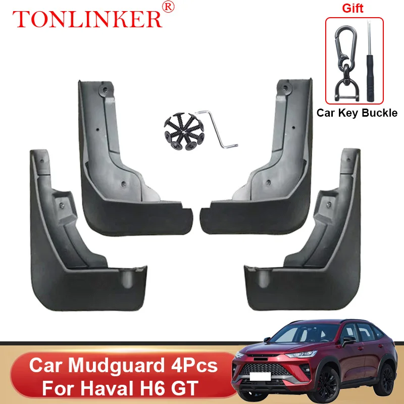 TONLINKER Car Mudguard For Great Wall Haval H6 GT H6GT 2022 2023- Mudguards - £29.17 GBP+