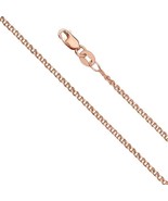 Genuine 14k Rose Gold 1.4mm Thin Open Wheat Chain Necklace 16&quot; 18&quot; 20&quot; 2... - $4,702.72 MXN+