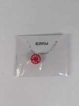 2024 Carnival Cruise Red Effy Collectible Barrel With Necklace Fun Charm - £8.79 GBP