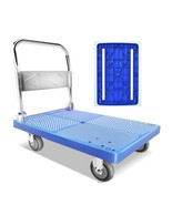 Dolly cart Folding Platform cart with 660/880 lbs Weight Capacity Push C... - $444.42