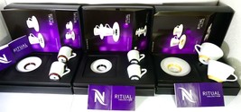 Nespresso 3X2 Ritual Espresso,Ristretto,Cappuccino Coffee Cups &amp;3X2 Sauc... - $1,550.00