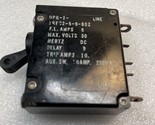 Airpax UPG 10A Marine Circuit Breaker Single Pole UPG-1-1REC2-5-9-802 - $14.00
