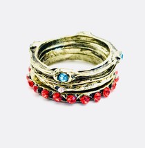 Multiple Band Fashion Ring Size 6 - $2.96