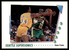 1991-92 SkyBox #429 Seattle Supersonics Seattle SuperSonics - $1.99