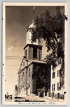 RPPC St Johns Church Covered In Ivy Portsmouth NH Real Photo Postcard A46 - $8.95