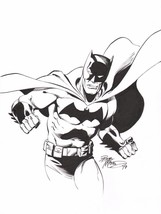 Bob McLeod Signed Original DC Comics JLA Super Hero Art Sketch ~ Batman - £239.32 GBP