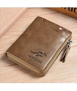 Billetera Gangaroo para hombre con bloqueo RFID, billetera de cuero pu c... - $16.06