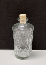 Clear Tapered European Vintage Style Glass Round Decorative /Bud Vase H=... - $13.86