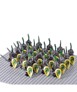 21pcs Castle Dragon Knights Sword Infantry Army Set A Minifigures Toys - £20.25 GBP