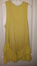 We The Free People Sz. S Pale Green Shimmy Sasha Tunic Top Linen/Cotton - $18.50