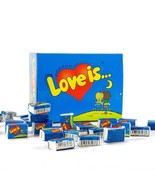 LOVE IS Strawberry and Banana Flavored Bubble Gum 1 BOX 4,5g 100pcs, Swe... - £17.98 GBP