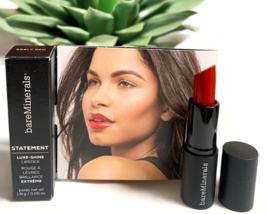 BareMinerals Statement Luxe Shine Lipstick - SRSLY RED -0.06oz Travel - $232.08 MXN