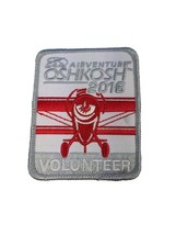 2016 AirVenture Oshkosh Volunteer EAA Embroidered Patch Aviation Convention - £5.80 GBP