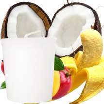 Banana Coconut Mango Scented Eco Soy Wax Votive Candles, Hand Poured - £18.38 GBP+
