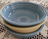 Vintage ~ Fiesta® Replacement Pieces ~ Three (3) Bowls ~ 2 Blue ~ 1 Yellow - €42,80 EUR