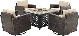 Crosley Furniture KO70600BR-SA Palm Harbor Outdoor Wicker 5-Piece Seatin... - $3,424.99