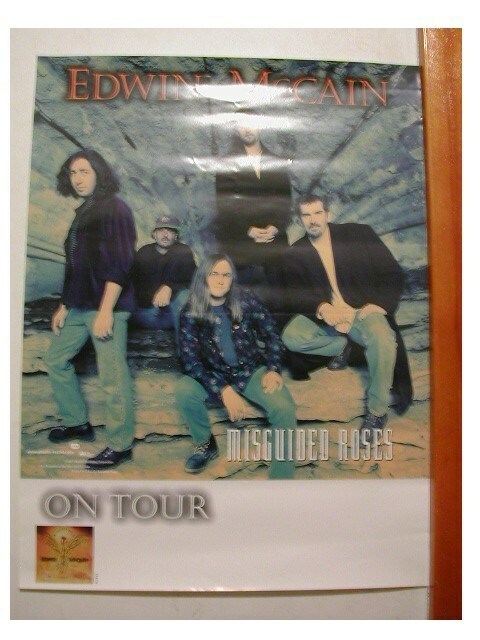 Edwin McCain Promo Poster Misguided Roses - $26.99