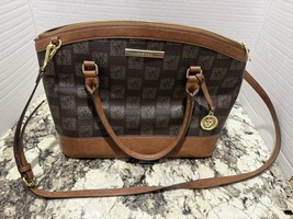 Anna Klein Purse Brown/ Tan Handbag W/ STRAP NEW NEVER USED - €14,59 EUR