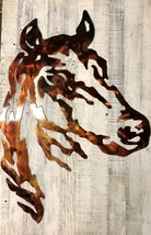 Horse Head - Metal Wall Art - Copper 40&quot; - £126.99 GBP