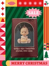 Precious Moments Ornament 1990 Baby&#39;s First Christmas Son Daughter Speci... - €8,03 EUR