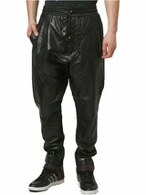 Pantaloni in pelle Jeans Pantaloni Pantaloni Bluf Black Cuir Uomo S... - £84.50 GBP