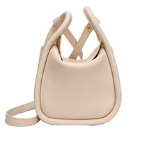 Solid Color PU Leather Bucket Bags For Women 2022 Summer Simple Ladies Crossbody - £29.54 GBP