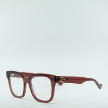 GUCCI GG0958O 006 Burgundy 52mm Eyeglasses New Authentic - £144.88 GBP