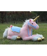 100cm Jumbo Pink Unicorn Plush Giant Soft Peluche Stuffed Animal Horse Toy - £98.02 GBP