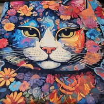 Cat Blanket Beach Picnic Pool Ocean  60 x 80 inch Large Soft Throw Overs... - $53.81 CAD