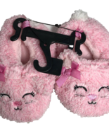 Fuzzy Bunny Slipper Toddler Baby Girls Size 5  Pink