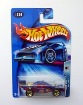 Hot Wheels Roll Cage #207 Track Aces Blue Die-Cast Car 2004 - £1.77 GBP
