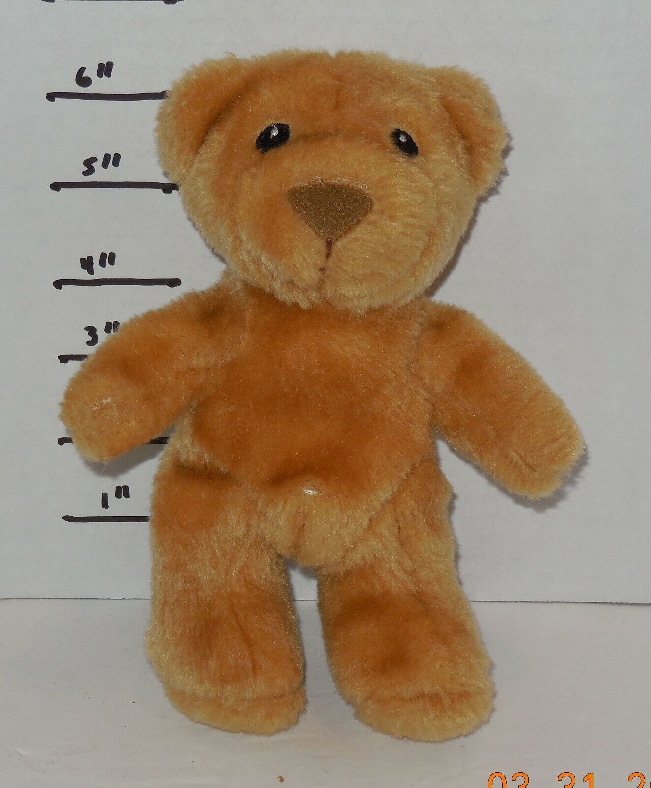 2006 Lil Luvables Brown Bear Spin Master Toy Teddy 6" For Fluffy Factory - $14.43