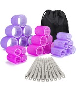 33 Piece Hair Rollers set, Self Grip Hair Rollers for Long Medium Short ... - £19.10 GBP