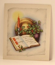 Vintage Christmas Card Merry Christmas   - £3.10 GBP