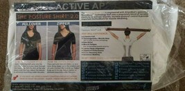 Women&#39;s AlignMed Posture Correcting Shirt 2.0 Neuroband Technology White Medium - £37.84 GBP