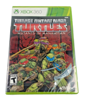 Teenage Mutant Ninja Turtles Mutants In Manhattan Xbox 360 Video Game 20... - £55.00 GBP